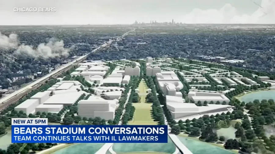 Chicago Bears Stadium Talks Fuel Illinois–Indiana Legislative Competition