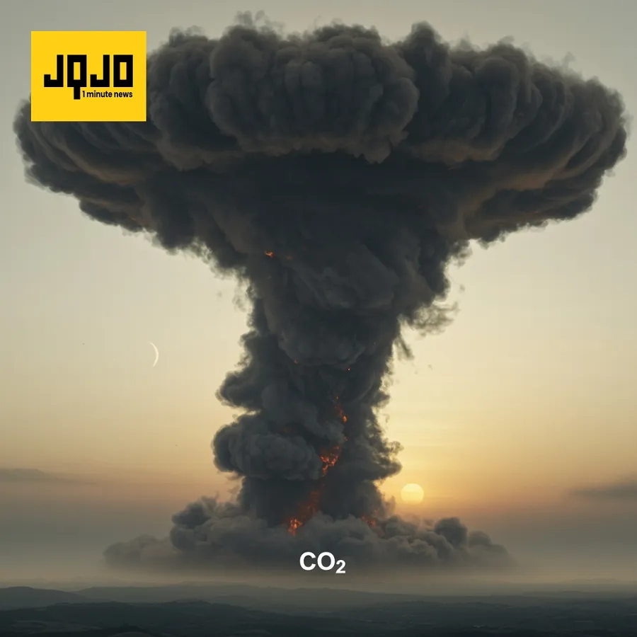 Niveles récord de CO2 en 2025: Alerta por aceleración del calentamiento global