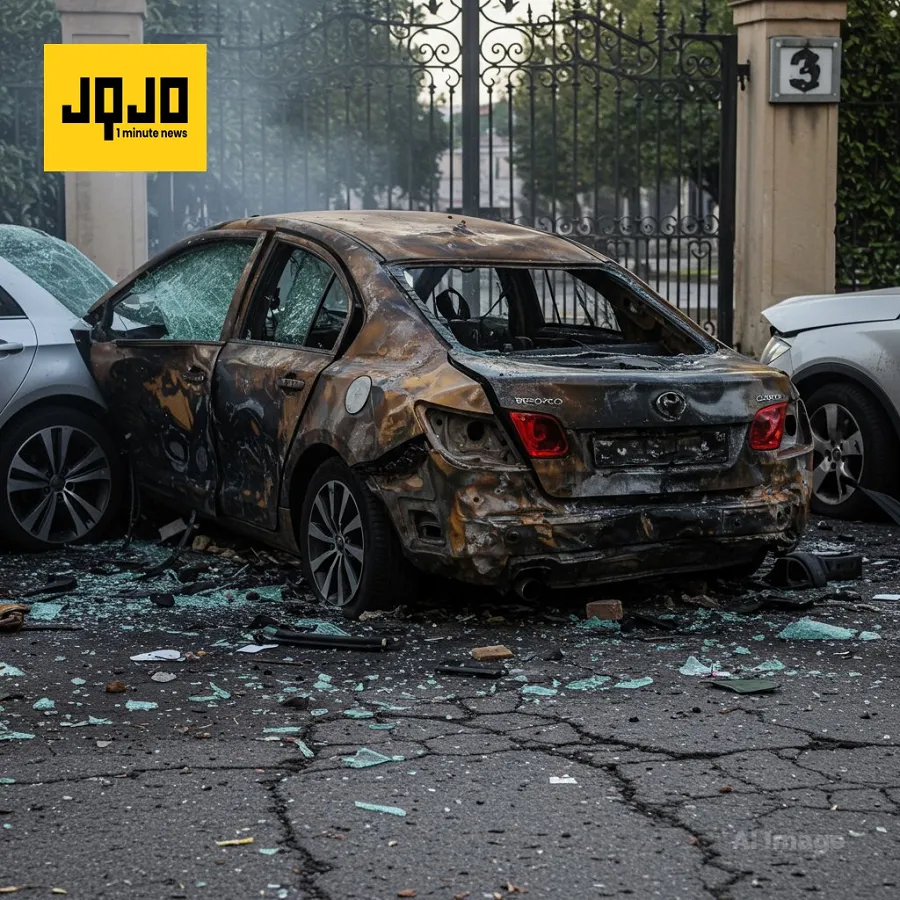 El coche de un periodista de investigación explota fuera de su casa en Italia