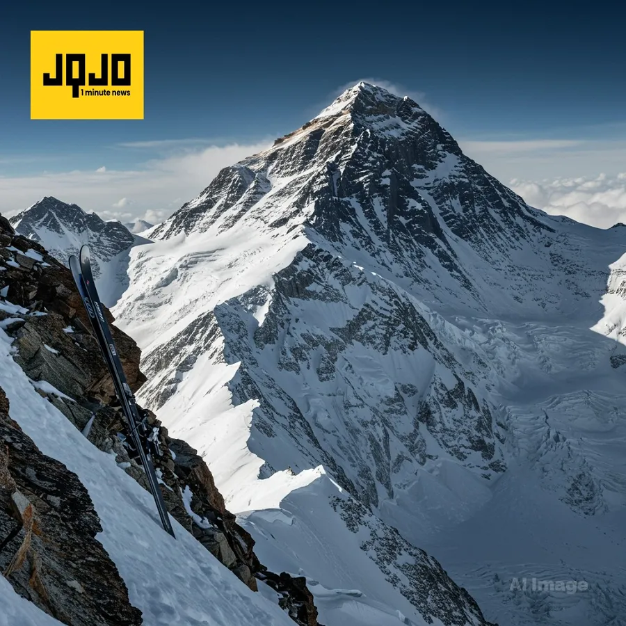 First Ski Descent of Everest’s Hornbein Couloir
