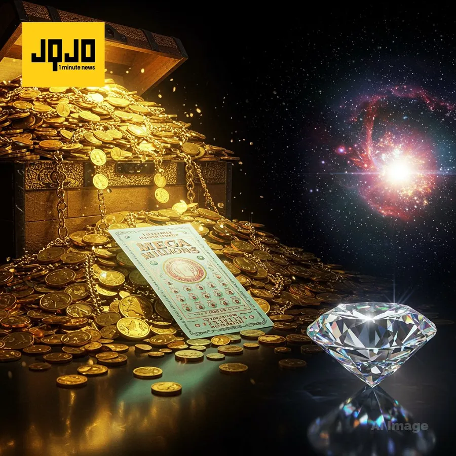جائزة ميجا مليون الكبرى ترتفع إلى 754 مليون دولار، ثاني أكبر جائزة لليانصيب هذا العام