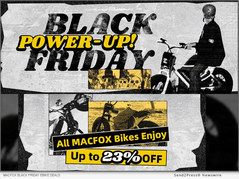 Macfox Bike lance ses promotions du Black Friday avec des remises allant jusqu'à 23%