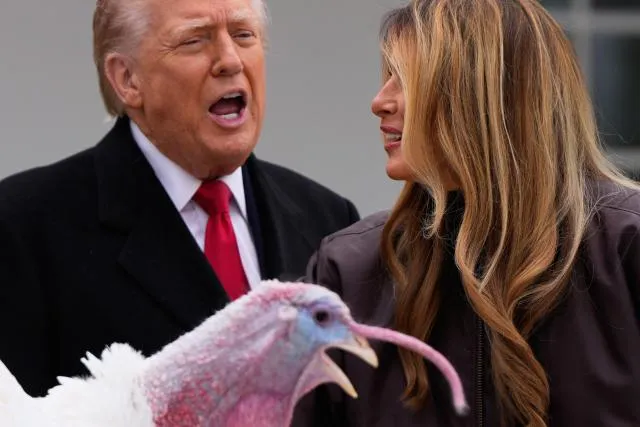 Trump Pardons Turkeys Amidst Partisan Jabs, Rose Garden