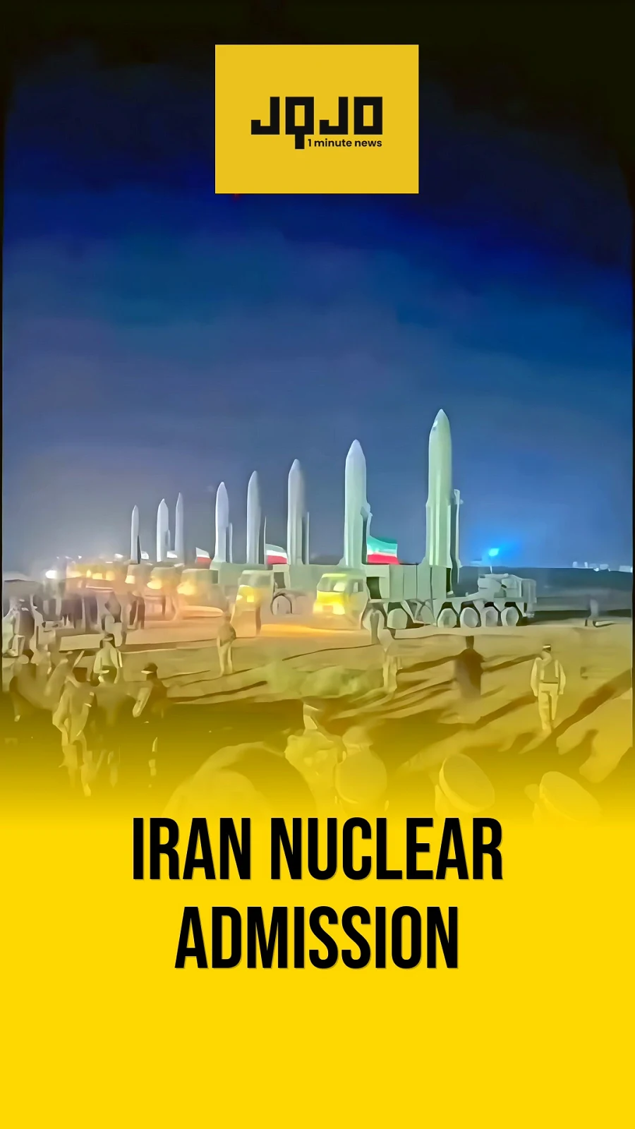 Iran’s IRGC Chief Admits Nuclear Weapons Pursuit, Vows to Continue
